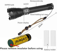 P90 LED Rechargeable Laser Flashlight