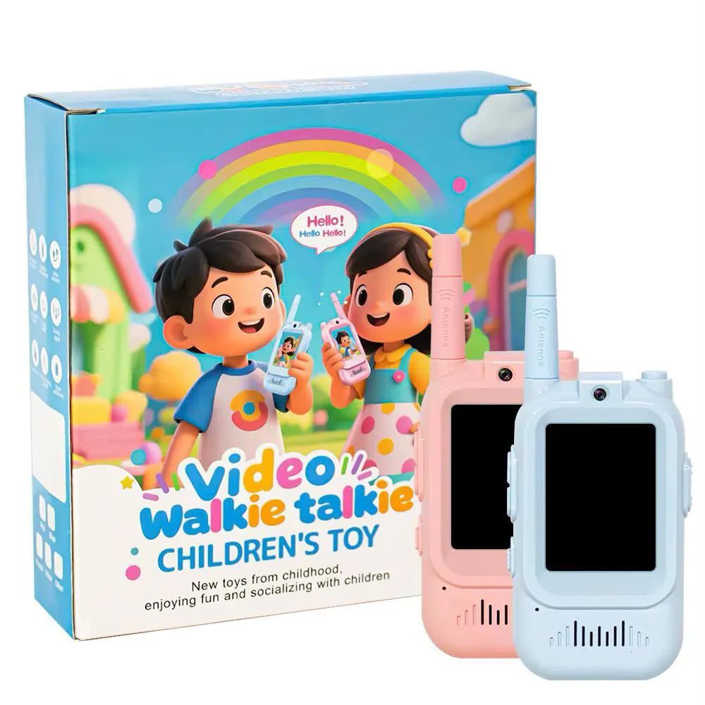 R1 Video Walkie Talkie for Kids - Rechargeable 2 Pack Toy