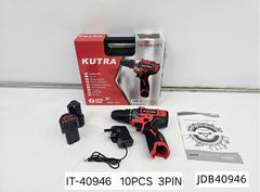 R1  35NM Impact Wrench with Two 12-Volt 1.5-Ampere Batteries